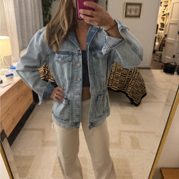 Hand embroidered denim jacket GAP XXS - Picture 5 of 5